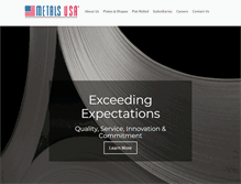 Tablet Screenshot of metalsusa.com